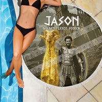 Jason Golden Fleece Seeker Beach Blanket Ancient Greek Mythology Heroic Warrior Dragon Battle