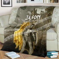 Jason Golden Fleece Seeker Blanket Ancient Greek Mythology Heroic Warrior Dragon Battle