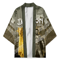 Jason Golden Fleece Seeker Kimono Ancient Greek Mythology Heroic Warrior Dragon Battle