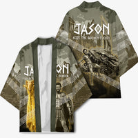Jason Golden Fleece Seeker Kimono Ancient Greek Mythology Heroic Warrior Dragon Battle