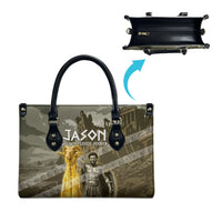Jason Golden Fleece Seeker Leather Bag Ancient Greek Mythology Heroic Warrior Dragon Battle