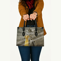 Jason Golden Fleece Seeker Leather Bag Ancient Greek Mythology Heroic Warrior Dragon Battle