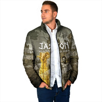 Jason Golden Fleece Seeker Padded Jacket Ancient Greek Mythology Heroic Warrior Dragon Battle