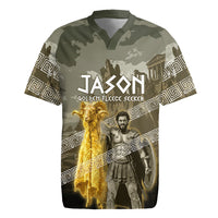 Jason Golden Fleece Seeker Rugby Jersey Ancient Greek Mythology Heroic Warrior Dragon Battle