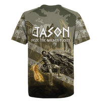 Jason Golden Fleece Seeker Rugby Jersey Ancient Greek Mythology Heroic Warrior Dragon Battle