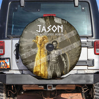 Jason Golden Fleece Seeker Spare Tire Cover Ancient Greek Mythology Heroic Warrior Dragon Battle