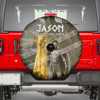 Jason Golden Fleece Seeker Spare Tire Cover Ancient Greek Mythology Heroic Warrior Dragon Battle