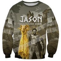 Jason Golden Fleece Seeker Sweatshirt Ancient Greek Mythology Heroic Warrior Dragon Battle