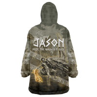 Jason Golden Fleece Seeker Wearable Blanket Hoodie Ancient Greek Mythology Heroic Warrior Dragon Battle