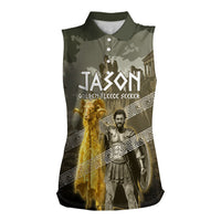Jason Golden Fleece Seeker Women Sleeveless Polo Shirt Ancient Greek Mythology Heroic Warrior Dragon Battle