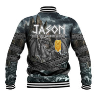 Jason Argo The First Voyage Baseball Jacket Ancient Greek Mythology Heroic Warrior Dragon Battle