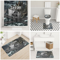 Jason Argo The First Voyage Bathroom Set Ancient Greek Mythology Heroic Warrior Dragon Battle