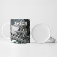 Jason Argo The First Voyage Ceramic Mug Ancient Greek Mythology Heroic Warrior Dragon Battle