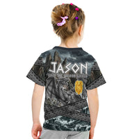 Jason Argo The First Voyage Kid T Shirt Ancient Greek Mythology Heroic Warrior Dragon Battle