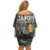 Jason Argo The First Voyage Off Shoulder Short Dress Ancient Greek Mythology Heroic Warrior Dragon Battle