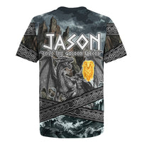 Jason Argo The First Voyage Rugby Jersey Ancient Greek Mythology Heroic Warrior Dragon Battle