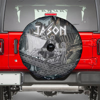Jason Argo The First Voyage Spare Tire Cover Ancient Greek Mythology Heroic Warrior Dragon Battle