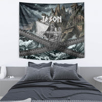 Jason Argo The First Voyage Tapestry Ancient Greek Mythology Heroic Warrior Dragon Battle