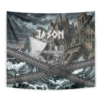 Jason Argo The First Voyage Tapestry Ancient Greek Mythology Heroic Warrior Dragon Battle