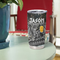 Jason Argo The First Voyage Tumbler Cup Ancient Greek Mythology Heroic Warrior Dragon Battle