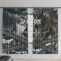 Jason Argo The First Voyage Window Curtain Ancient Greek Mythology Heroic Warrior Dragon Battle