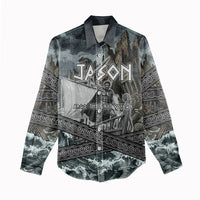 Jason Argo The First Voyage Women Casual Shirt Ancient Greek Mythology Heroic Warrior Dragon Battle