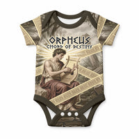 Orpheus Greek Mythology Lyre Musician Baby Onesie Vintage Ancient Greek Meander Classical Statue
