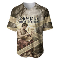 Orpheus Greek Mythology Lyre Musician Baseball Jersey Vintage Ancient Greek Meander Classical Statue