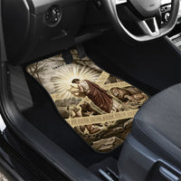 Orpheus Greek Mythology Lyre Musician Car Mats Vintage Ancient Greek Meander Classical Statue