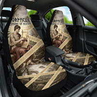 Orpheus Greek Mythology Lyre Musician Car Seat Cover Vintage Ancient Greek Meander Classical Statue