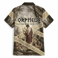 Orpheus Greek Mythology Lyre Musician Hawaiian Shirt Vintage Ancient Greek Meander Classical Statue