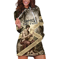 Orpheus Greek Mythology Lyre Musician Hoodie Dress Vintage Ancient Greek Meander Classical Statue