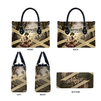 Orpheus Greek Mythology Lyre Musician Leather Bag Vintage Ancient Greek Meander Classical Statue