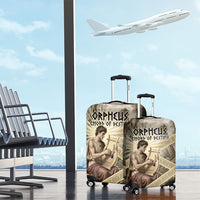 Orpheus Greek Mythology Lyre Musician Luggage Cover Vintage Ancient Greek Meander Classical Statue