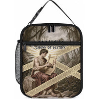 Orpheus Greek Mythology Lyre Musician Lunch Bag Vintage Ancient Greek Meander Classical Statue