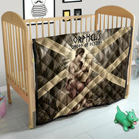 Orpheus Greek Mythology Lyre Musician Quilt Vintage Ancient Greek Meander Classical Statue