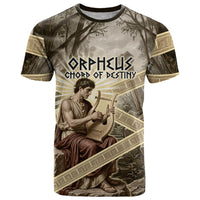 Orpheus Greek Mythology Lyre Musician T Shirt Vintage Ancient Greek Meander Classical Statue