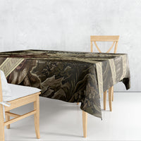 Orpheus Greek Mythology Lyre Musician Tablecloth Vintage Ancient Greek Meander Classical Statue