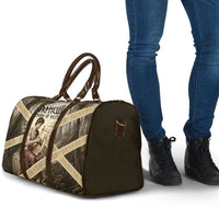 Orpheus Greek Mythology Lyre Musician Travel Bag Vintage Ancient Greek Meander Classical Statue