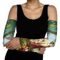 Orpheus And Eurydice Greek Mythology Lyre Arm Sleeves Vintage Ancient Greek Meander Classical Statue