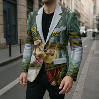 Orpheus And Eurydice Greek Mythology Lyre Blazer Vintage Ancient Greek Meander Classical Statue
