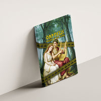 Orpheus And Eurydice Greek Mythology Lyre Canvas Wall Art Vintage Ancient Greek Meander Classical Statue