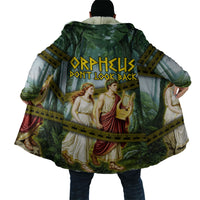 Orpheus And Eurydice Greek Mythology Lyre Cloak Vintage Ancient Greek Meander Classical Statue