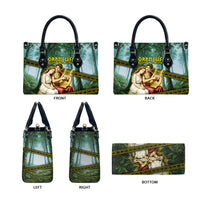 Orpheus And Eurydice Greek Mythology Lyre Leather Bag Vintage Ancient Greek Meander Classical Statue