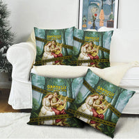 Orpheus And Eurydice Greek Mythology Lyre Pillow Cover Vintage Ancient Greek Meander Classical Statue