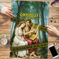 Orpheus And Eurydice Greek Mythology Lyre Puzzle Vintage Ancient Greek Meander Classical Statue