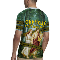 Orpheus And Eurydice Greek Mythology Lyre Rugby Jersey Vintage Ancient Greek Meander Classical Statue