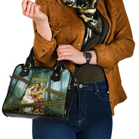 Orpheus And Eurydice Greek Mythology Lyre Shoulder Handbag Vintage Ancient Greek Meander Classical Statue