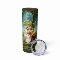 Orpheus And Eurydice Greek Mythology Lyre Skinny Tumbler Vintage Ancient Greek Meander Classical Statue