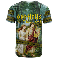 Orpheus And Eurydice Greek Mythology Lyre T Shirt Vintage Ancient Greek Meander Classical Statue